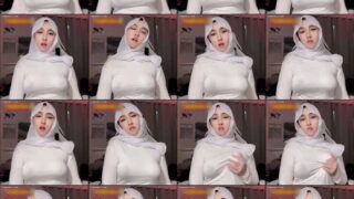 Cewek Berhijab Putih Cantik Viral